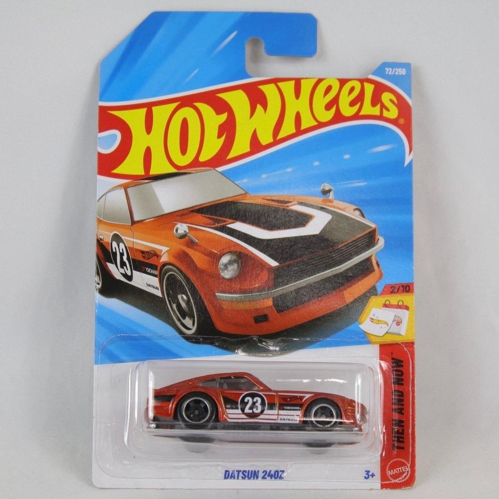 Hot Wheels Orange Datsun 24OZ Toy Car - NEW